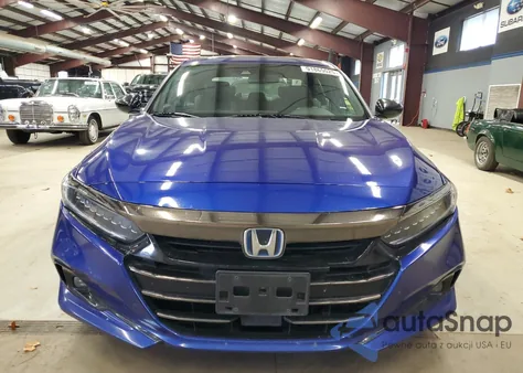 2022 Honda Accord Hybrid Sport из США, поврежденный, VIN 1HGCV3F25NA032468